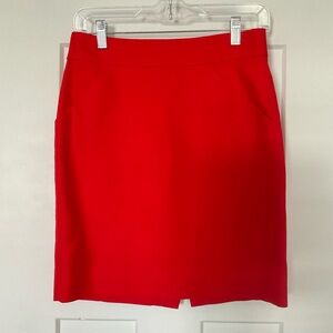 Elegant Red Women's Skirt